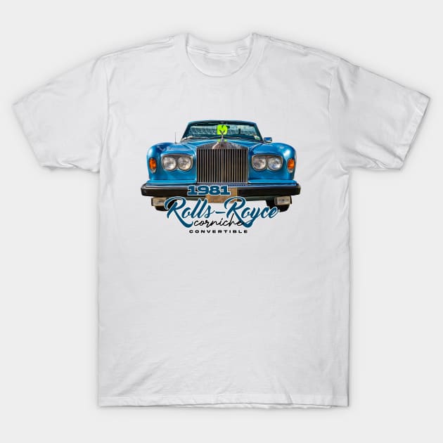 1981 Rolls-Royce Corniche Convertible T-Shirt by Gestalt Imagery